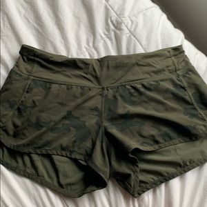 Lululemon CAMO speed shorts